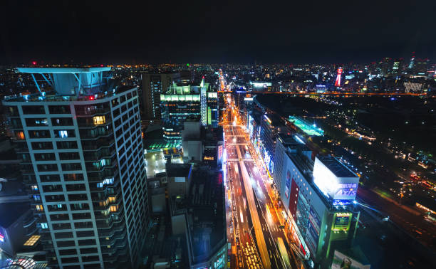 istock Aerial view of a highway in Osaka 1159860919