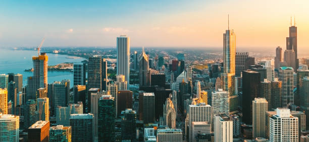 istock Downtown Chicago cityscape skyscrapers 1159860940