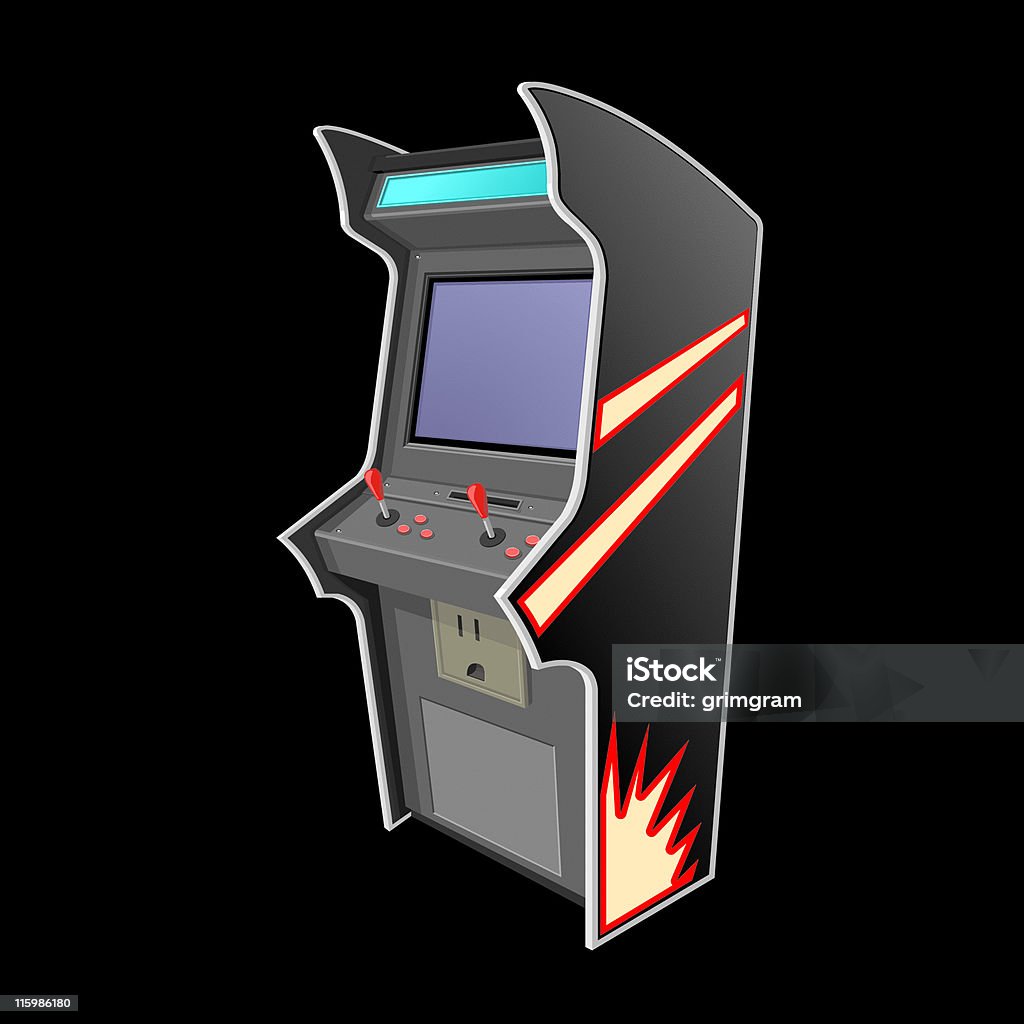 Arcade-Maschine - Lizenzfrei Videospielhalle Vektorgrafik