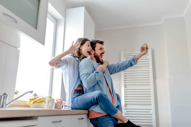 istock Let's take a selfie of our love 1159863226