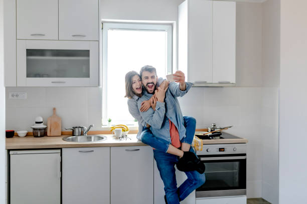 istock Let's take a selfie of our love 1159863233