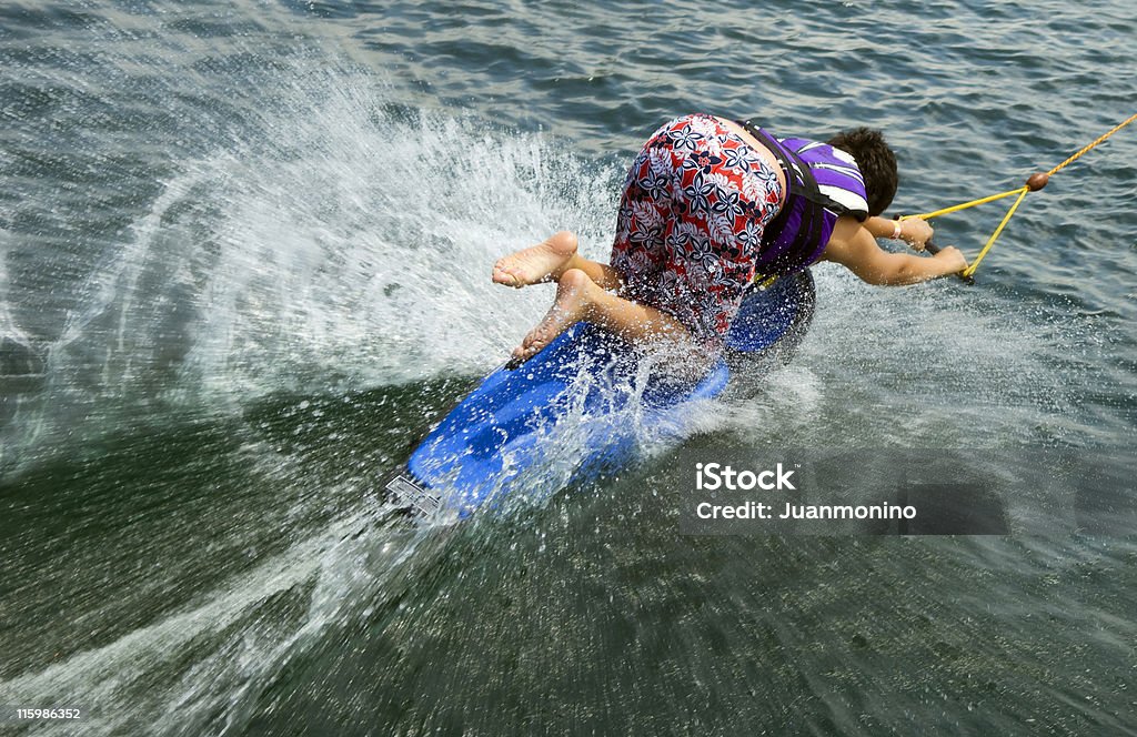 Principiante wakeboarder - Foto stock royalty-free di Fallimento