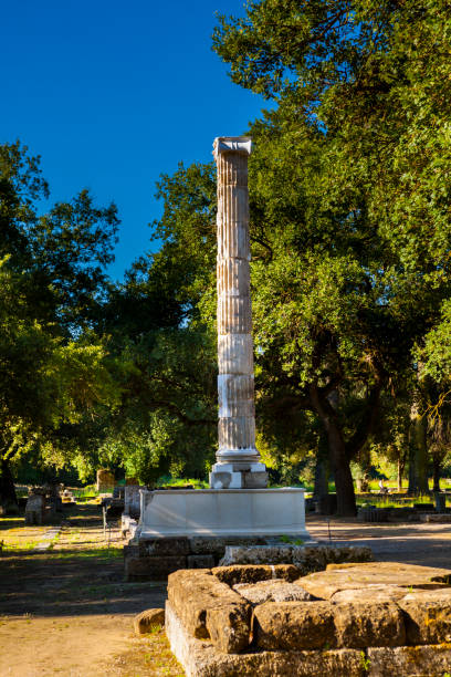 Ephesus Ancient city column details.