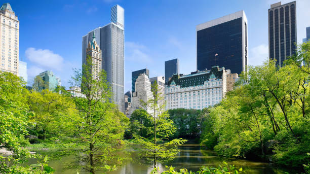 Vista desde Central Park, Manhattan, NYC. - foto de stock