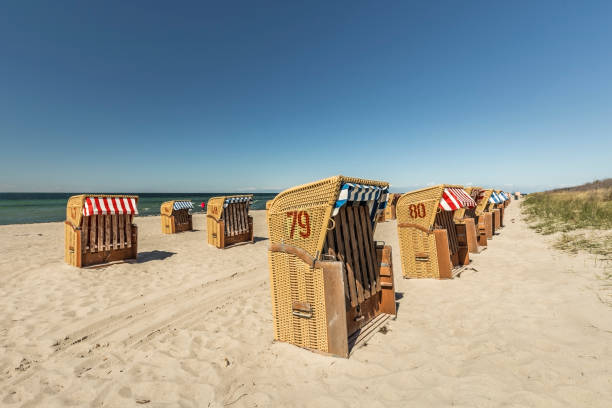 istock beach baskets on the beach of baltic sea 1159870661
