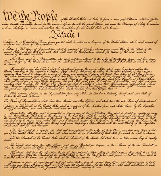 American constitution American constitution us constitution stock illustrations