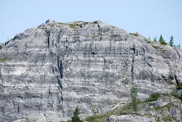 Photo of glacial striations