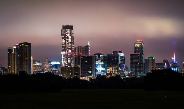 istock Nightscape of Austin Texas from Zilker Park 1159875471
