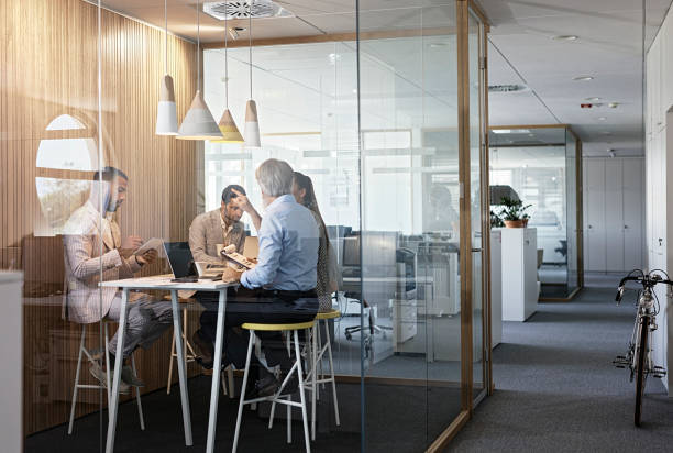 istock Creative business people on a meeting 1159883749