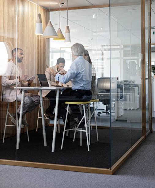 istock Creative business people on a meeting 1159883853
