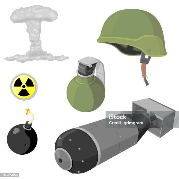 Was Stock Illustration - Download Image Now - Army Helmet, Aggression, Air Pollution