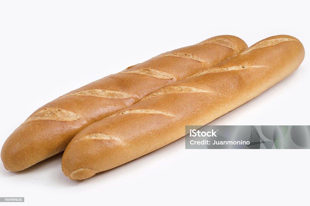 Due baguette francesi - Foto stock royalty-free di Alimentazione sana