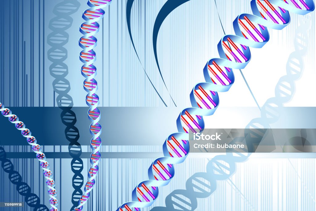 DNA Abstrakter Hintergrund - Lizenzfrei Abstrakt Vektorgrafik