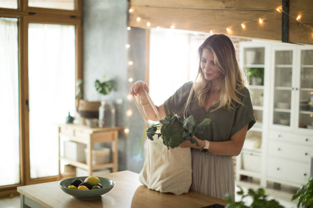 istock Healthy purchasing from grocery 1159901100