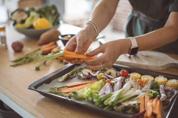istock Healthy vegetables meal preparation 1159901235