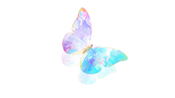 istock watercolor butterfly. tropical insect for design. isolated on white background 1159909285