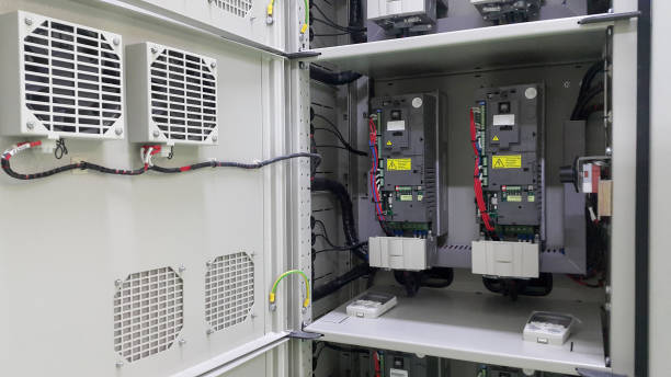 istock electrical part and accessories in the  control cabinet , control and power distributor,lockout ,tagout 1159909334