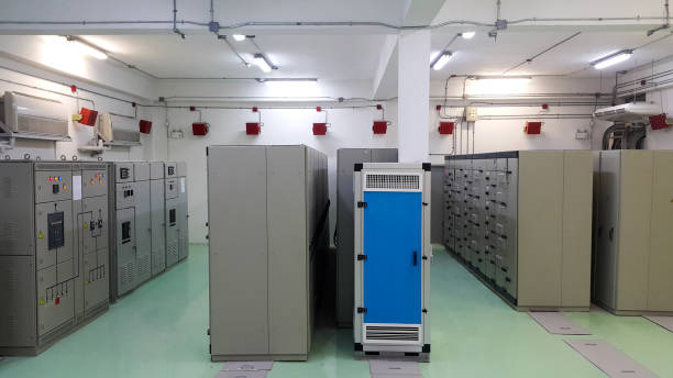 istock electrical part and accessories in the  control cabinet , control and power distributor,lockout ,tagout 1159911538