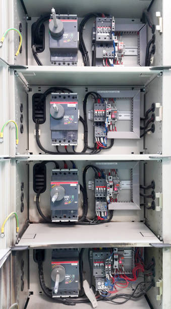 istock electrical part and accessories in the  control cabinet , control and power distributor,lockout ,tagout 1159912132