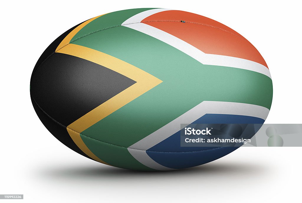 Южная Африка Мяч для регби - Стоковые фото Мяч для регби роялти-фри