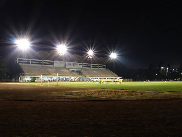 Football Stadium at night
