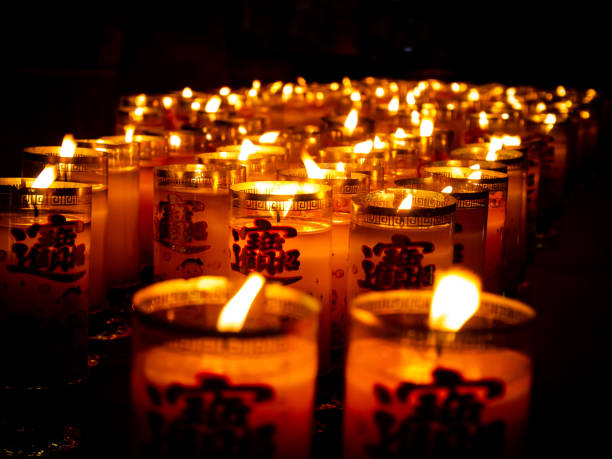 istock Chinese lanterns religion traditional frame of candle 1159939520