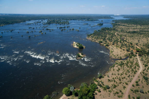 istock Zambezi river at Victoria Falls (Mosi-oa-Tunya) 1159950977