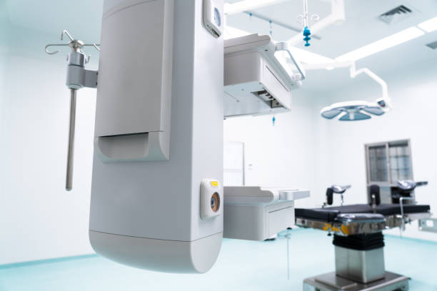 istock Interior of operating room in modern clinic 1159950987