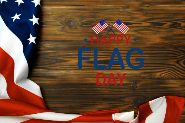 istock Happy American Flag Day background - Image 1159952038