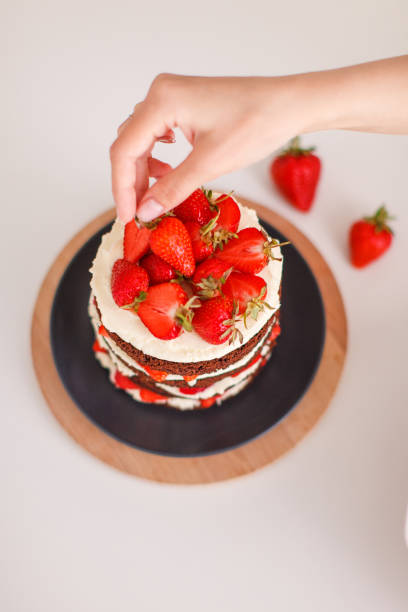 istock Sweets, desserts with strawberries at home 1159953090