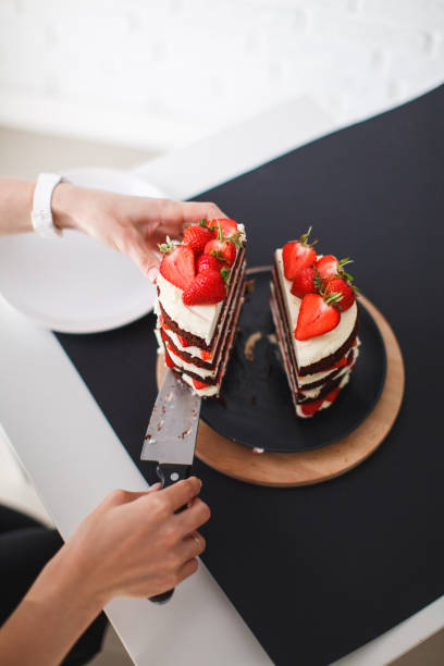 istock Sweets, desserts with strawberries at home 1159953249
