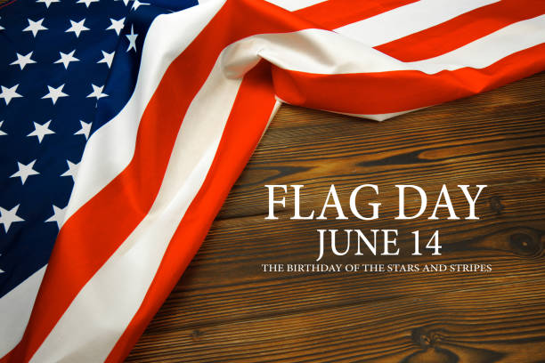 istock Happy American Flag Day background - Image 1159953297