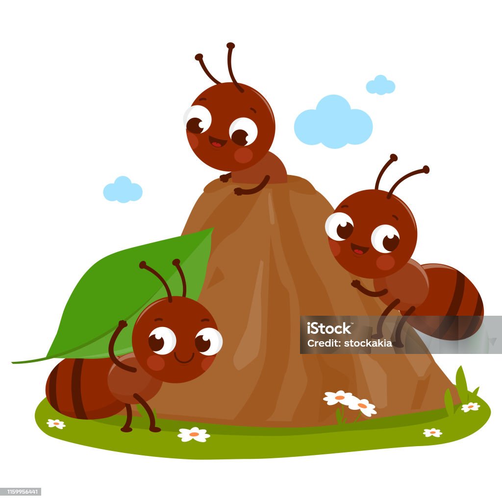 Ilustración de Hormigas De Dibujos Animados En Una Colina Hormiga Llevando Comida A Su Nido Ilustración Vectorial y más Vectores Libres de Derechos de Nido de animal - iStock Ilustración de Hormigas De Dibujos Animados En Una Colina Hormiga Llevando Comida A Su Nido Ilustración Vectorial y más Vectores Libres de Derechos de Nido de animal - iStock