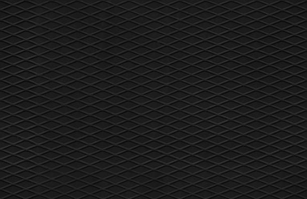 seamless metal rhombus pattern painted black texture for background
