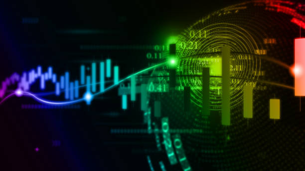 istock Financial stock market chart, technical abstract background 1159961272