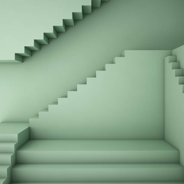 istock interior design in modern color geometry concept,terrazzo floor and wall,3d illustration,3d rendering 1159969436
