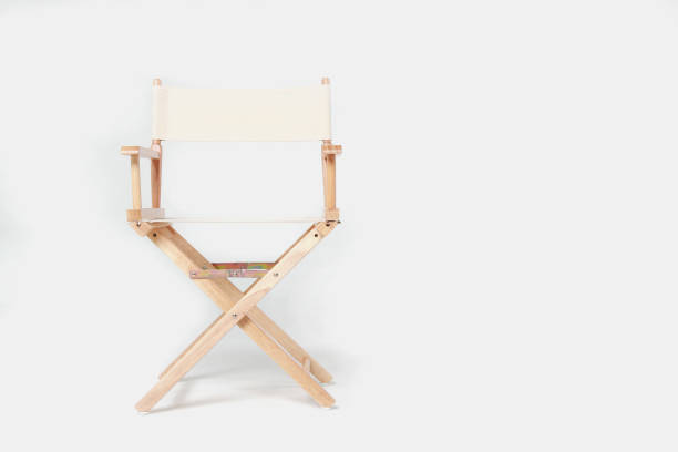 istock Director chair on white background 1159971348