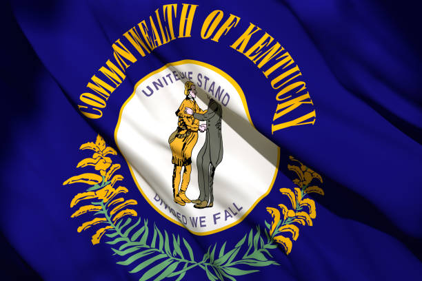 istock 3d rendering of Kentucky State flag 1159989707