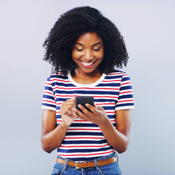 istock Happiness is hearing from someone special 1160004775