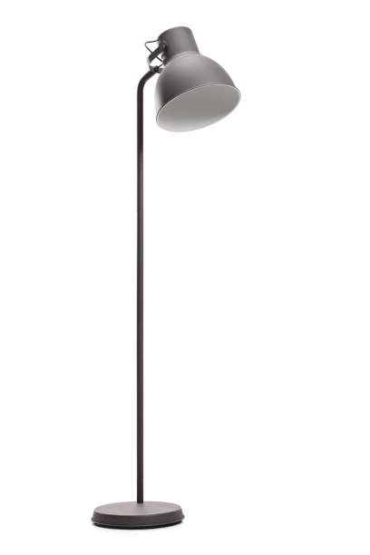 istock Studio shot of a tall black modern lamp 1160006254