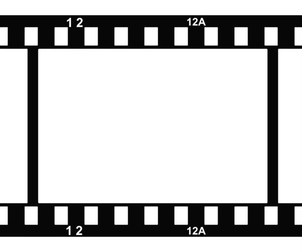 istock photo film with white frame numbers 1160007928