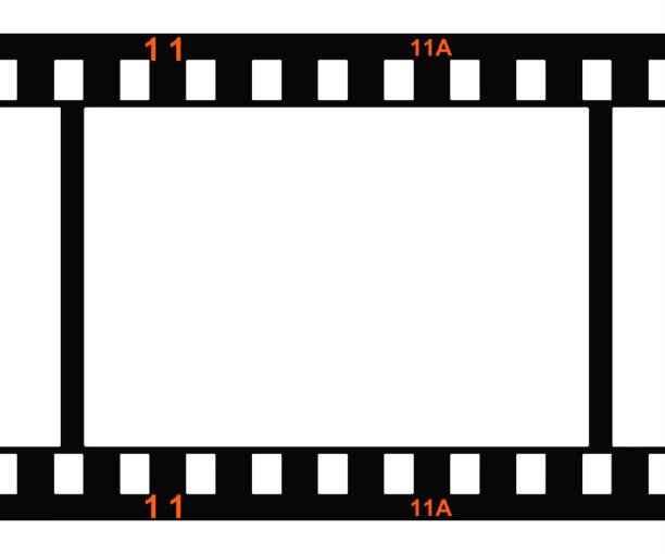 istock photo film with white frame numbers 1160007934