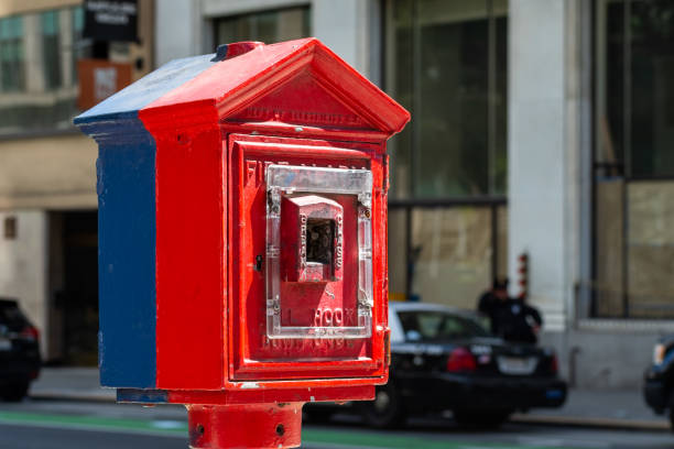 istock Vintage San Francisco Street Fire Alarm 1160013643