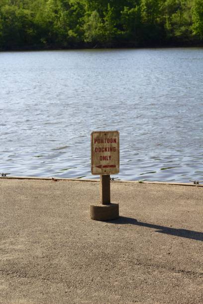 istock Red and White Boat Sign 1160017996