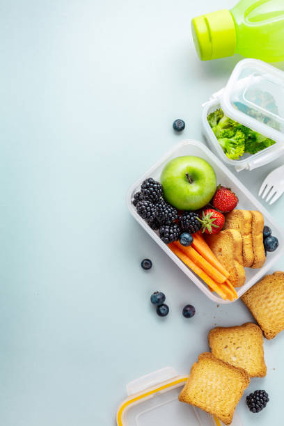 istock Healthy lunch to go packed in lunch box 1160018271
