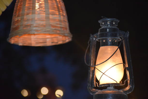 istock old lantern with blur background yellow colour 1160018558
