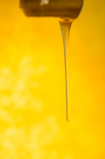 istock Pouring  stream of caramel sauce 1160019767