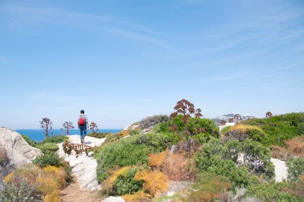 istock Man hiking on a hot summer day 1160022164
