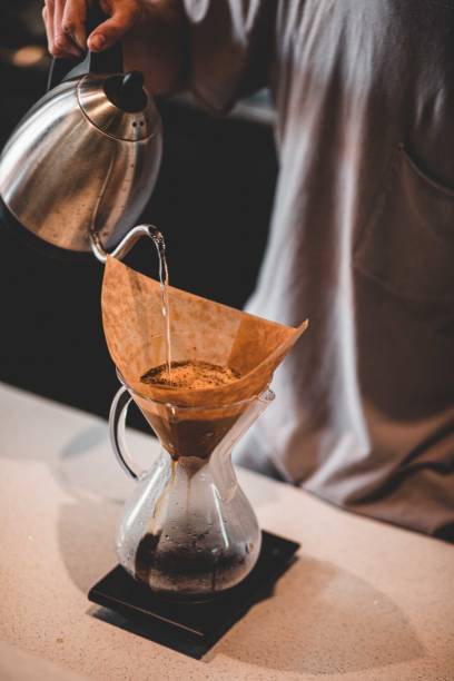 istock Man pouring a coffee pour over 1160027162