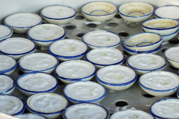 istock Thai steamed coconut milk custard 1160027214